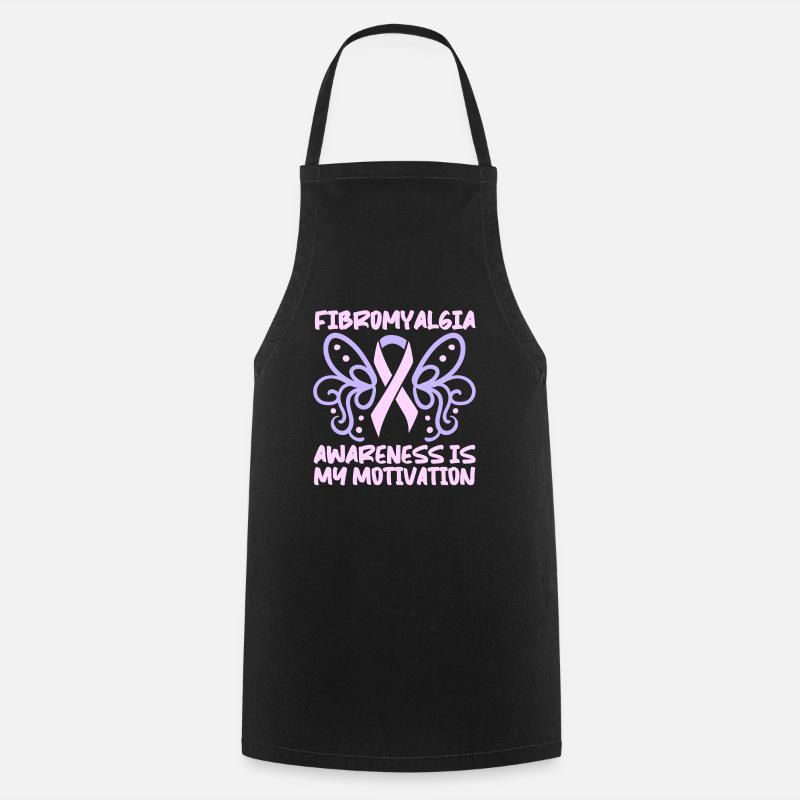 Fibromyalgie Rhumatisme - Tablier de cuisine - noir