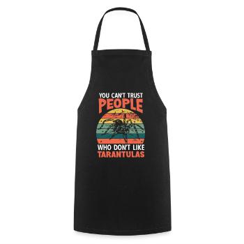 Tarantula - Cooking Apron - black - Front - AI Model Male 185 dark (185cm)