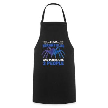 Tarantula - Cooking Apron - black - Front - AI Model Male 185 dark (185cm)