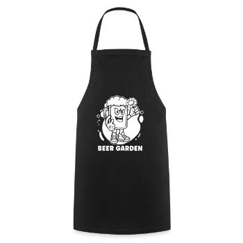 Hobby Gardener Garden Garden Beer Beer Garde - Cooking Apron - black - Front - AI Model Male 185 dark (185cm)
