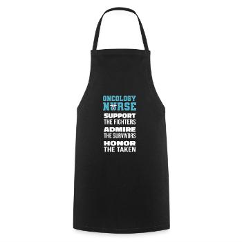 Nurse Cool - Cooking Apron - black - Front - AI Model Male 185 dark (185cm)