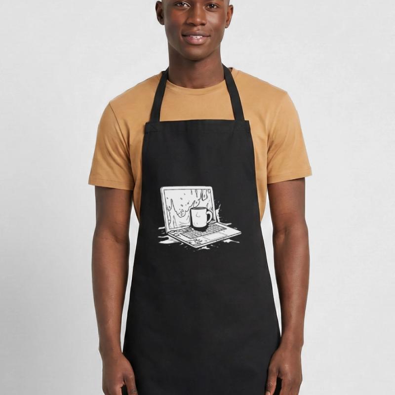 Entwickler Coder Programmierer Kaffee Kochschürze