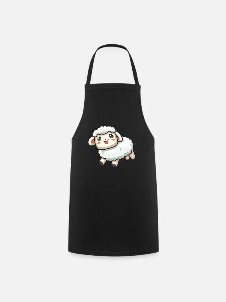 Oveja - Delantal de cocina - negro