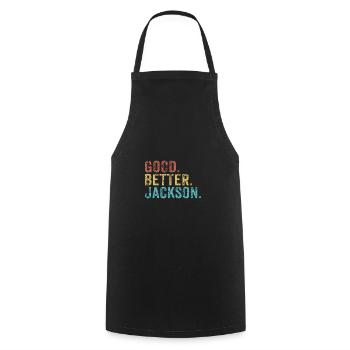 Good better Jackson - Cooking Apron - black - Front - AI Model Male 185 dark (185cm)