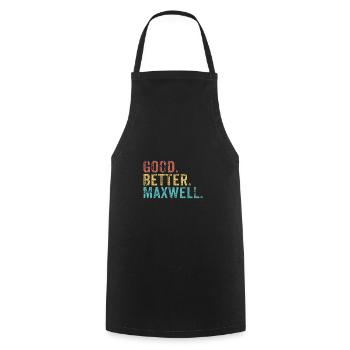 Good better Maxwell - Cooking Apron - black - Front - AI Model Male 185 dark (185cm)