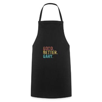 Bon mieux Gary - Tablier de cuisine - noir - Devant - AI Model Male 185 dark (185cm)