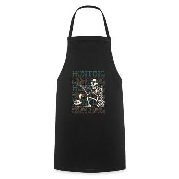 Duck Hunting Duck Hunting - Cooking Apron - black - Front - AI Model Male 185 dark (185cm)