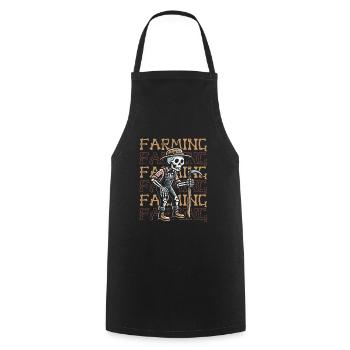 Farmer Farmer - Cooking Apron - black - Front - AI Model Male 185 dark (185cm)