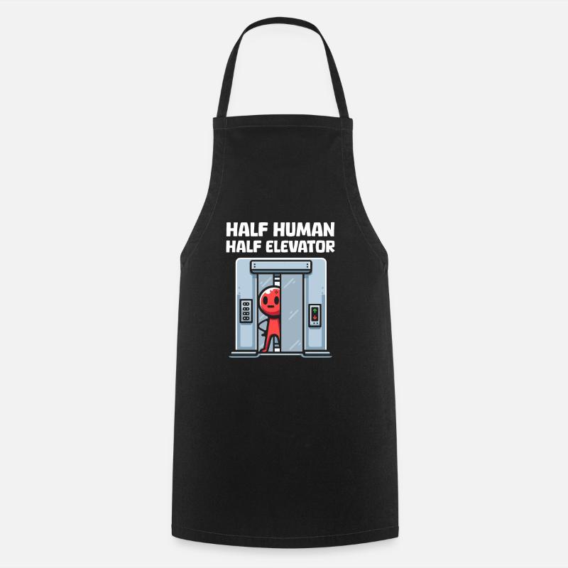 Elevator Elevator - Cooking Apron - black
