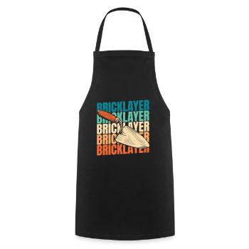 Bricklayer - Cooking Apron - black - Front - AI Model Male 185 dark (185cm)