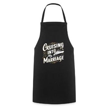 Cruise Married - Cooking Apron - black - Front - AI Model Male 185 dark (185cm)