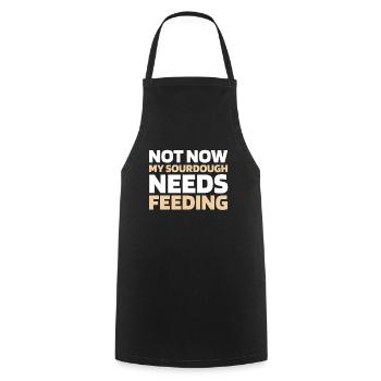 Pain au levain - Tablier de cuisine - noir - Devant - AI Model Male 185 dark (185cm)