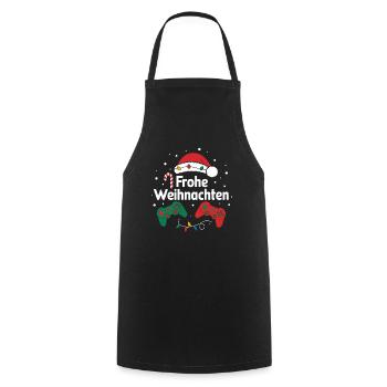 Gamer Gaming Gamer Gaming Christmas - Cooking Apron - black - Front - AI Model Male 185 dark (185cm)