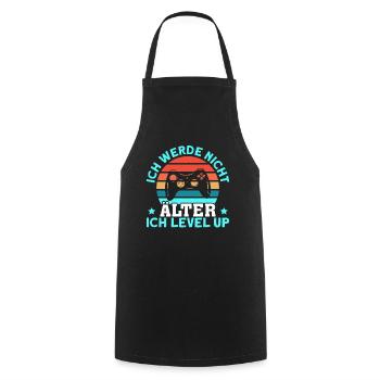 Gamer Gaming Gamer Gaming Christmas - Cooking Apron - black - Front - AI Model Male 185 dark (185cm)
