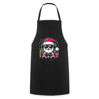 Gamer Gaming Gamer Gaming Christmas - Cooking Apron - black - Front - AI Model Male 185 dark (185cm)
