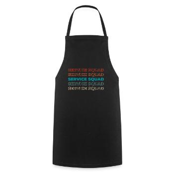 Kaplan Squad - Cooking Apron - black - Front - AI Model Male 185 dark (185cm)