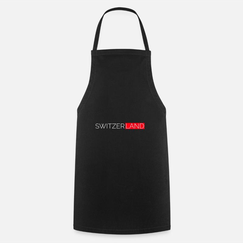 switzerland - Tablier de cuisine - noir