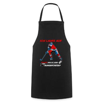 Fantastischen Eishockey Spieler - Eishockey - Kochschürze - Schwarz - Vorne - AI Model Male 185 dark (185cm)