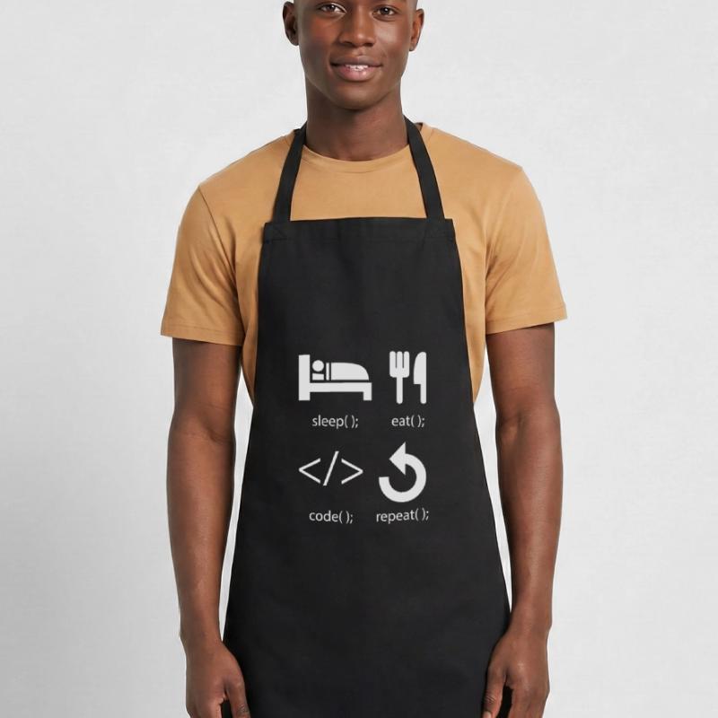 Programmer Developer - Eat Sleep Code Repeat Cooking Apron