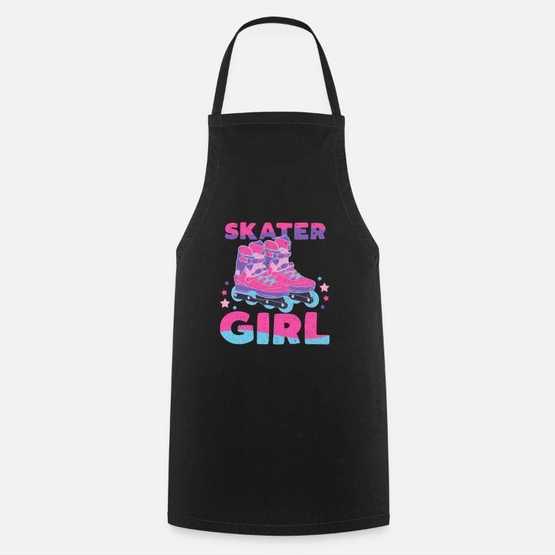 Roller Skates Running Roller Skates - Cooking Apron - black