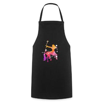 Sagittaire Signe astrologique Horoscope Astrologie - Tablier de cuisine - noir - Devant - AI Model Male 185 dark (185cm)