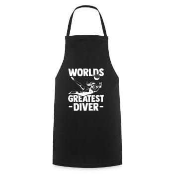 Volleyball Beach Volleyball - Cooking Apron - black - Front - AI Model Male 185 dark (185cm)