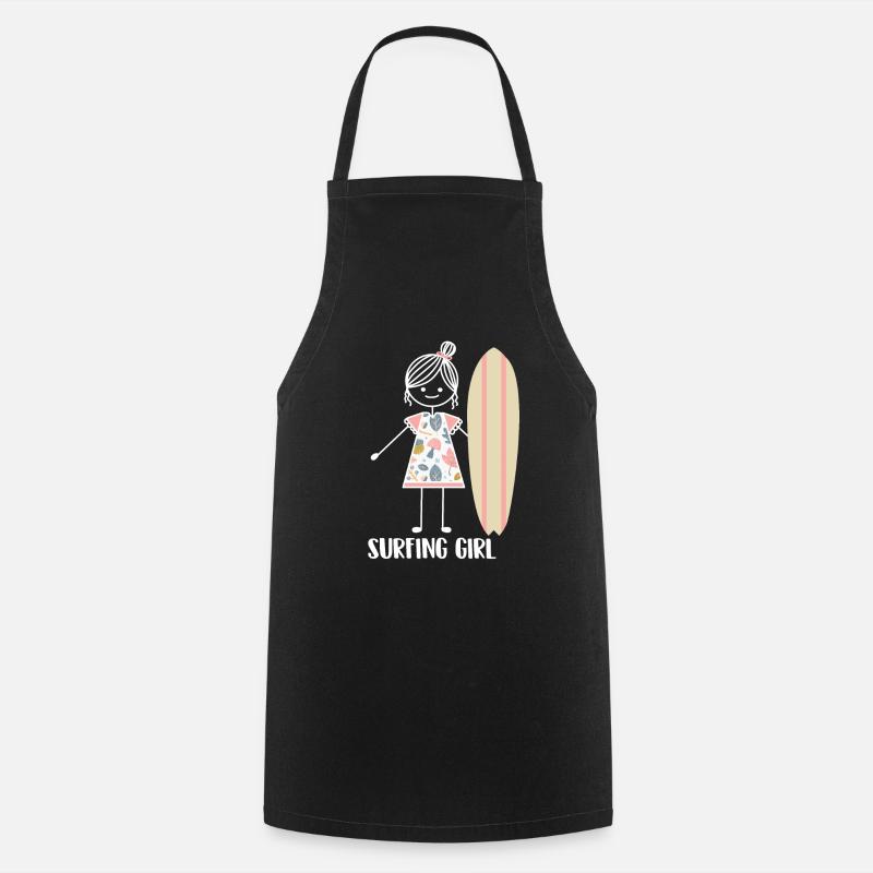 Surf Surfer Surfer - Tablier de cuisine - noir