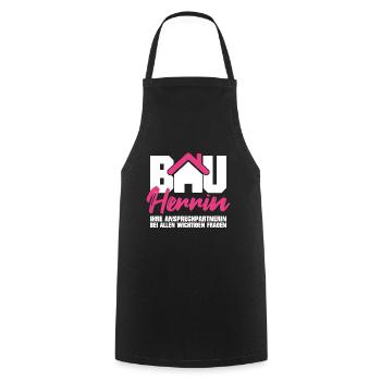 Cadeau pour le propriétaire - Tablier de cuisine - noir - Devant - AI Model Male 185 dark (185cm)