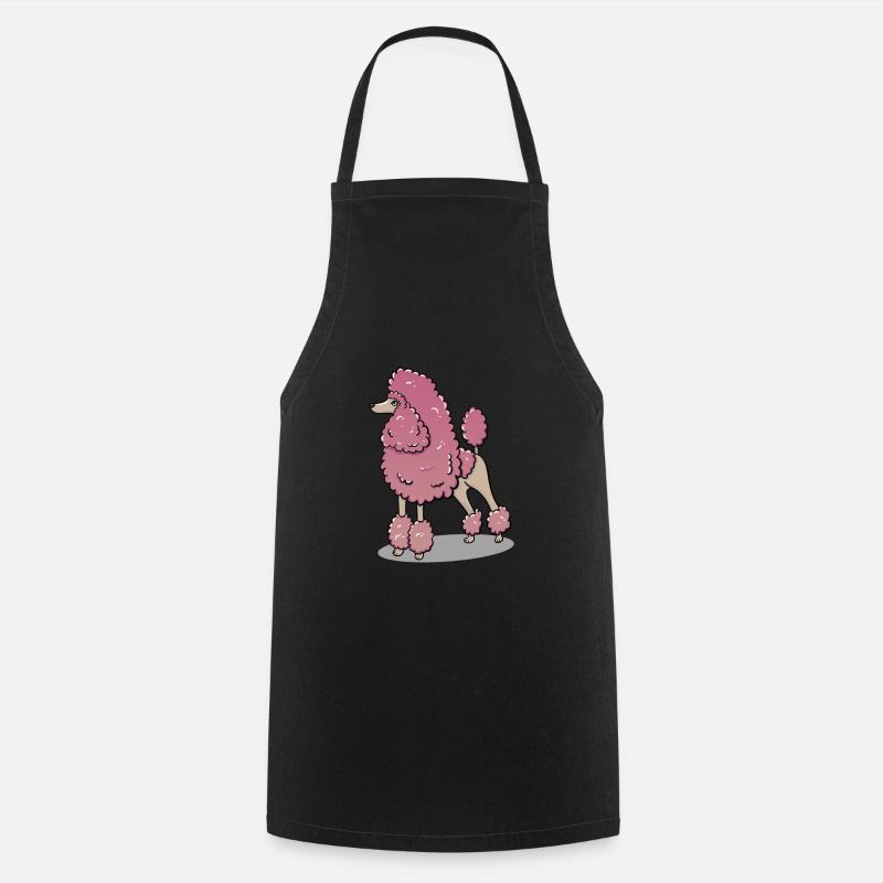 Poodle - Cooking Apron - black