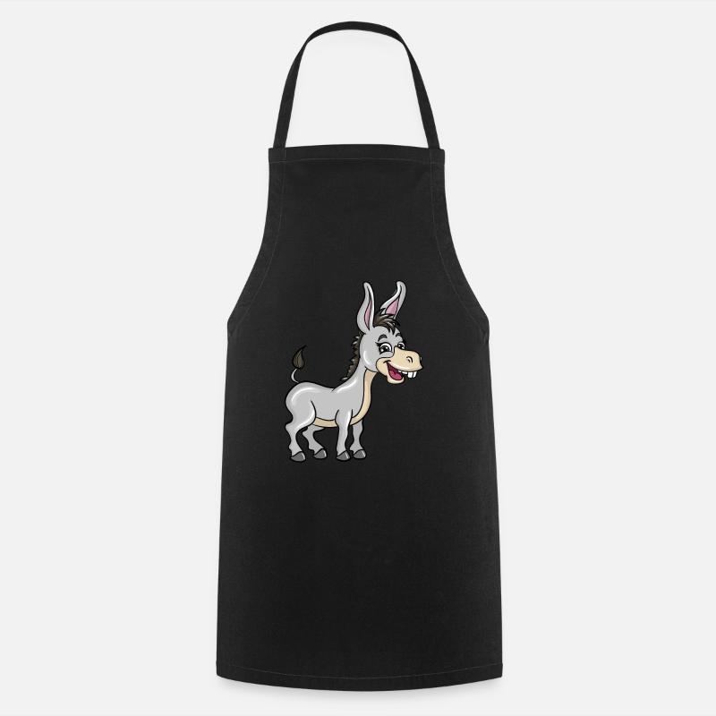 Âne - Tablier de cuisine - noir