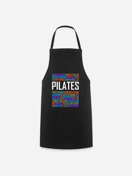 Mots Pilates - Tablier de cuisine - noir