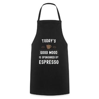 Today Good Mood is sponsored by Espresso - Tablier de cuisine - noir - Devant - AI Model Male 185 dark (185cm)
