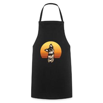 Chihuahua Sun - Kochschürze - Schwarz - Vorne - AI Model Male 185 dark (185cm)