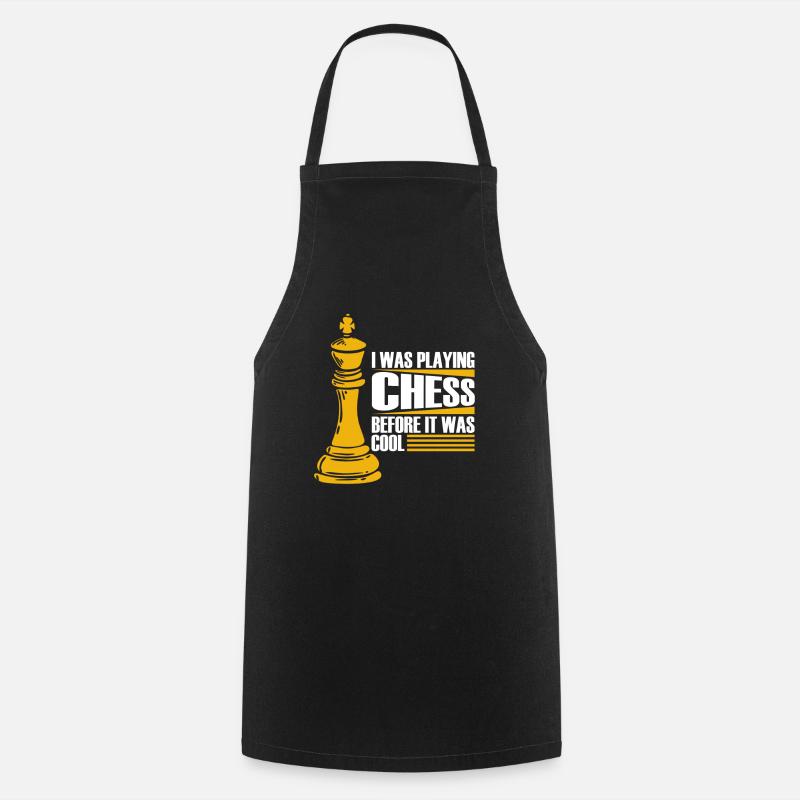 Pièce d’échecs - Tablier de cuisine - noir