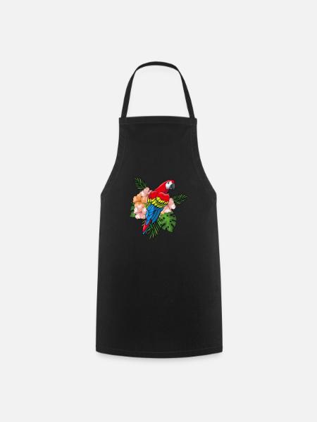 Perroquet - Tablier de cuisine - noir