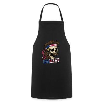 Mulet - Tablier de cuisine - noir - Devant - AI Model Male 185 dark (185cm)