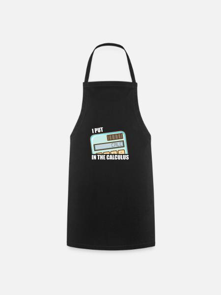 Mathématiques Mathématiques - Tablier de cuisine - noir