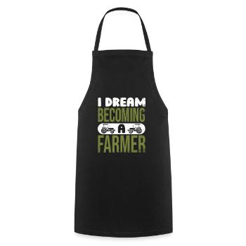 Farmer Farmer Agriculture - Cooking Apron - black - Front - AI Model Male 185 dark (185cm)