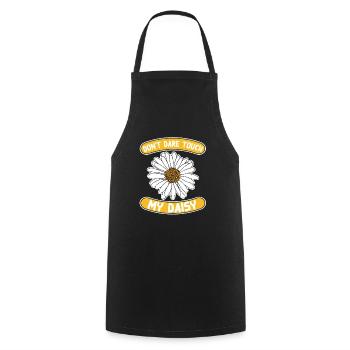 Hobby Gardener Gardener Goose Flower - Cooking Apron - black - Front - AI Model Male 185 dark (185cm)