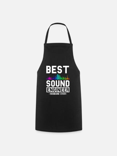 Tontechniker Sound Audio Engineer - Kochschürze - Schwarz