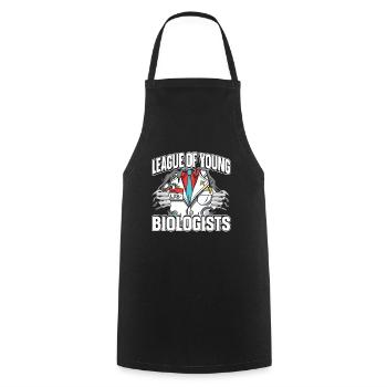 Biology Biologist Scientist - Cooking Apron - black - Front - AI Model Male 185 dark (185cm)
