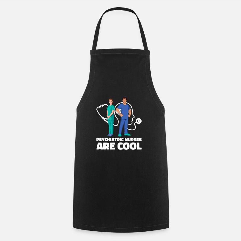 Infirmier - Tablier de cuisine - noir