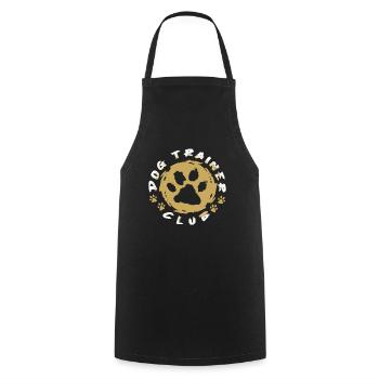 Dog trainer Dog trainer - Cooking Apron - black - Front - AI Model Male 185 dark (185cm)