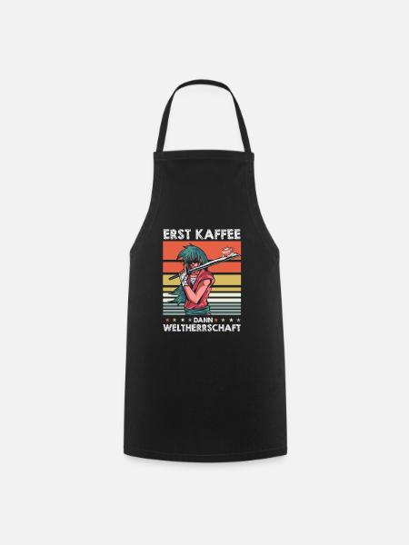 Samurai Kaffee Sonnenbrille - Kochschürze - Schwarz