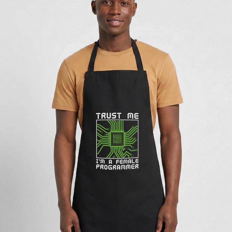 Developer Coder Programmer Microchip Cooking Apron