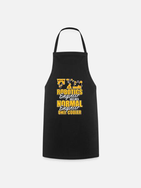 Robotik Ai Roboter - Kochschürze - Schwarz