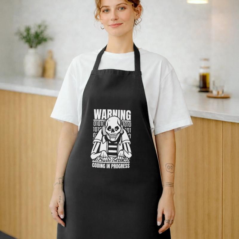 Avertissement pour le programmeur Developer Coder Tablier de cuisine