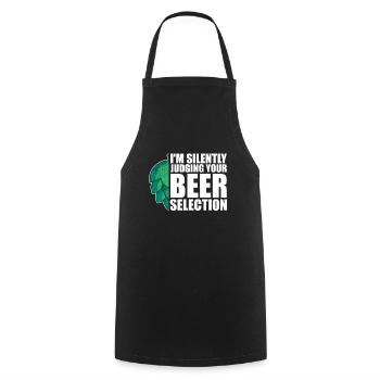 Bière artisanale Bière artisanale Bière Hopping - Tablier de cuisine - noir - Devant - AI Model Male 185 dark (185cm)