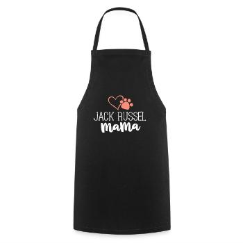 Jack Russel Mama Shirt Hundebesitzer Geschenke für Frauen - Kochschürze - Schwarz - Vorne - AI Model Male 185 dark (185cm)