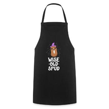 Chemises de pommes de terre pour hommes Cadeaux drôles pour grand-père - Tablier de cuisine - noir - Devant - AI Model Male 185 dark (185cm)